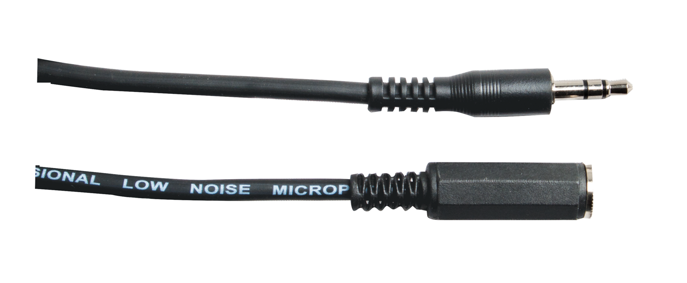 Australasian | YHM10 | 10 ft Stereo Headphone Extension Cable | Black Australasian | YHM10 | 10 ft Stereo Headphone Extension Cable | Black